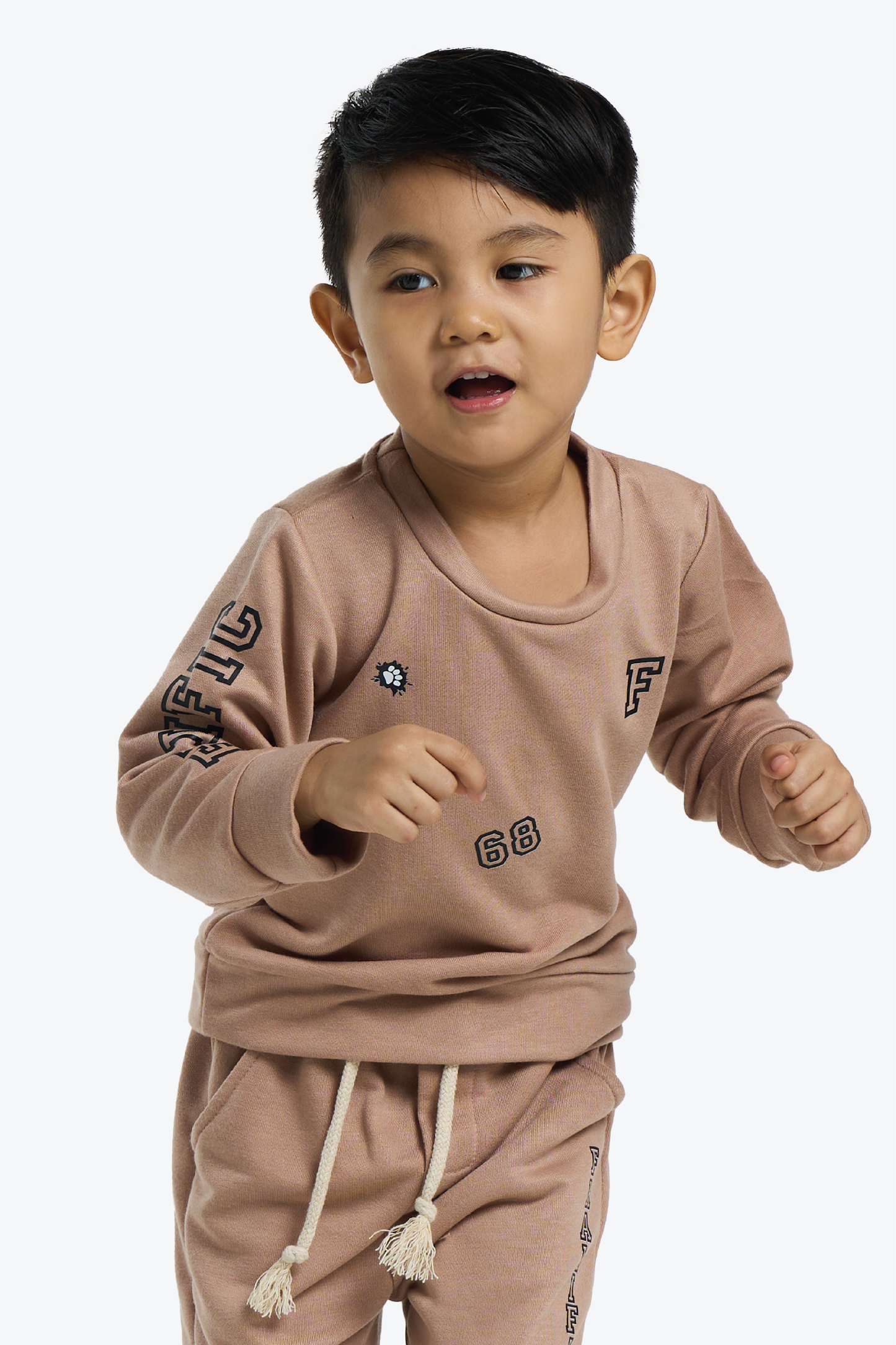 Brown Sweatshirt for Toddler Boys