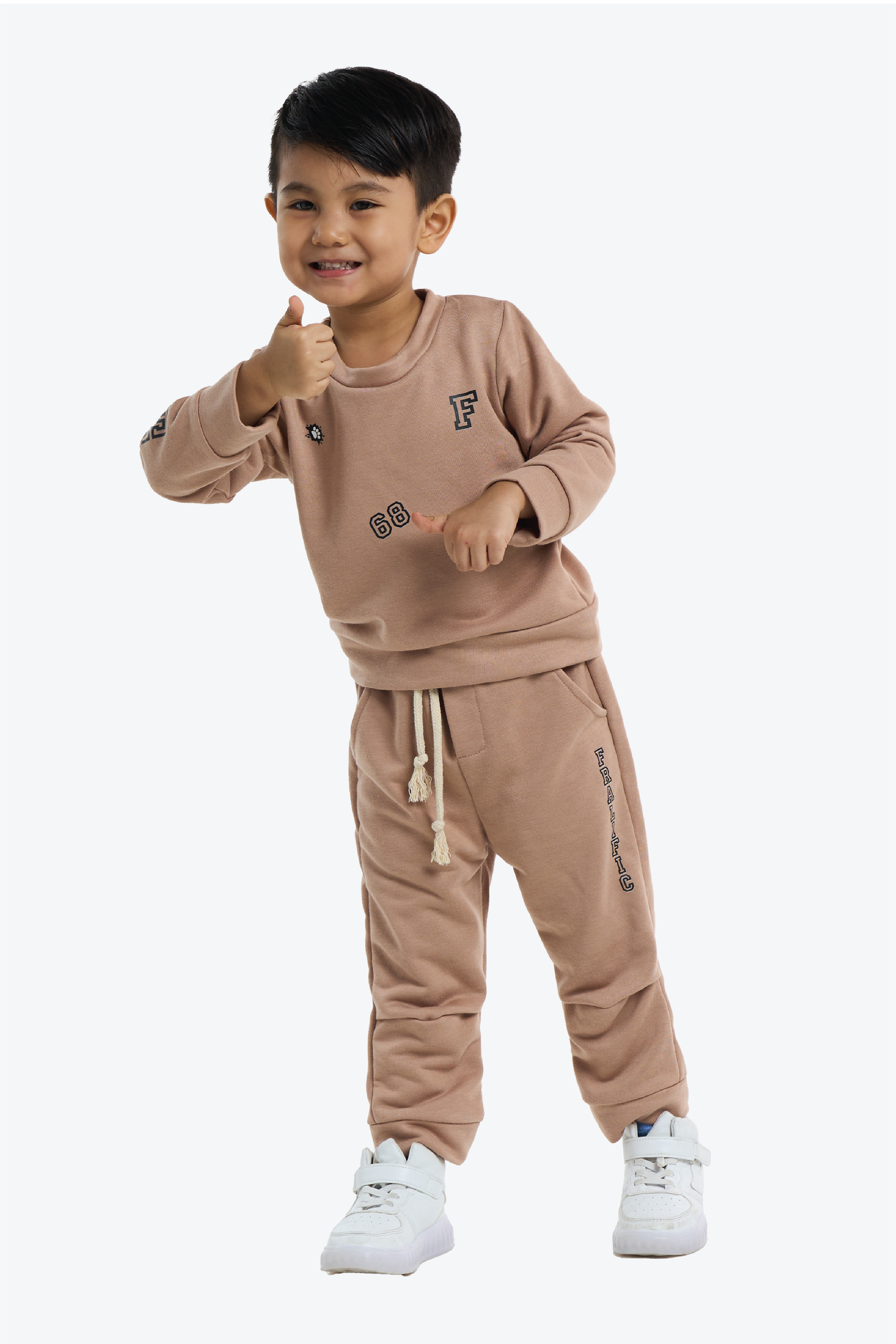 Brown Sweatshirt for Toddler Boys