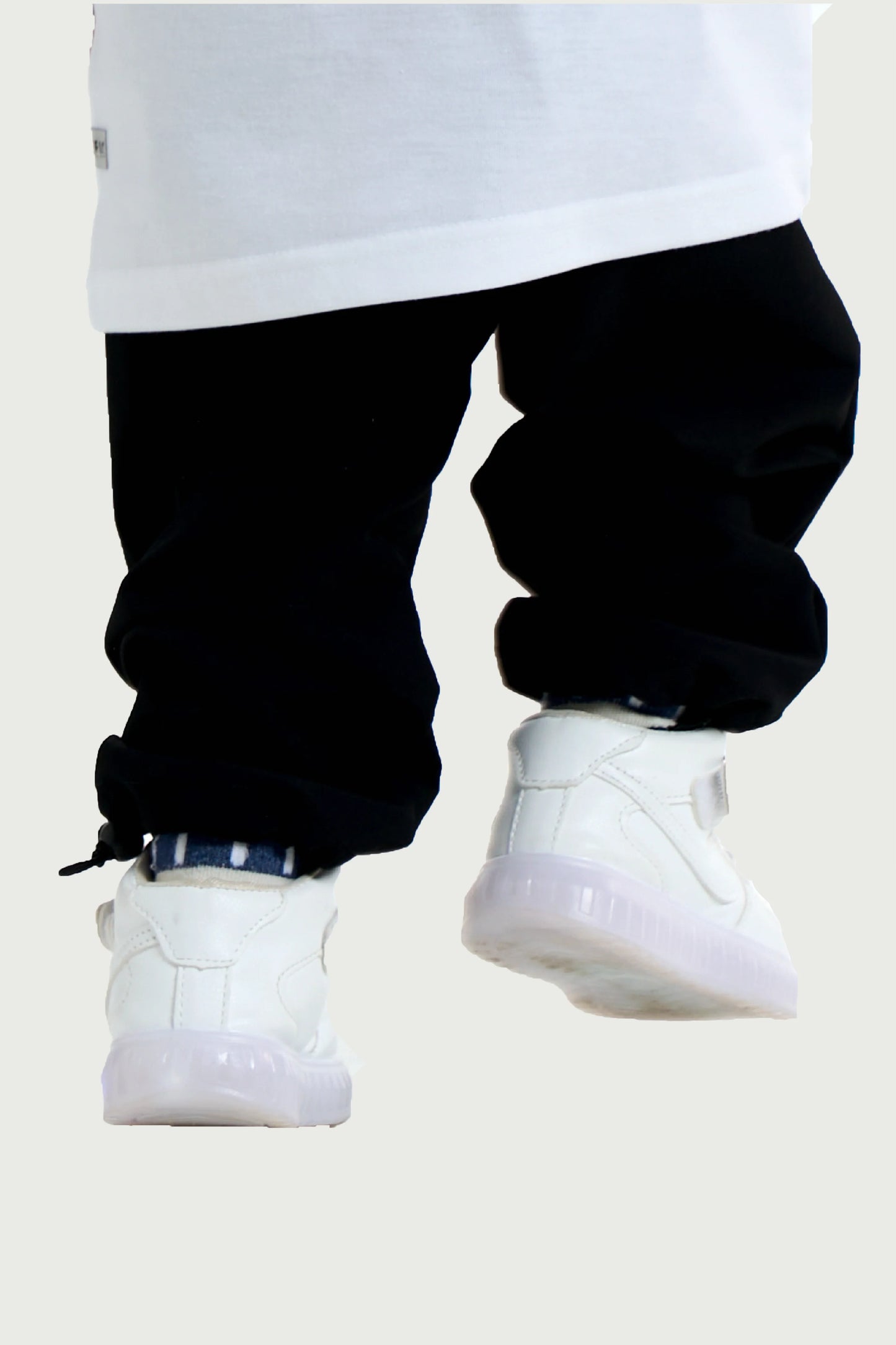 Black Cargo Jogger Pants for Toddler