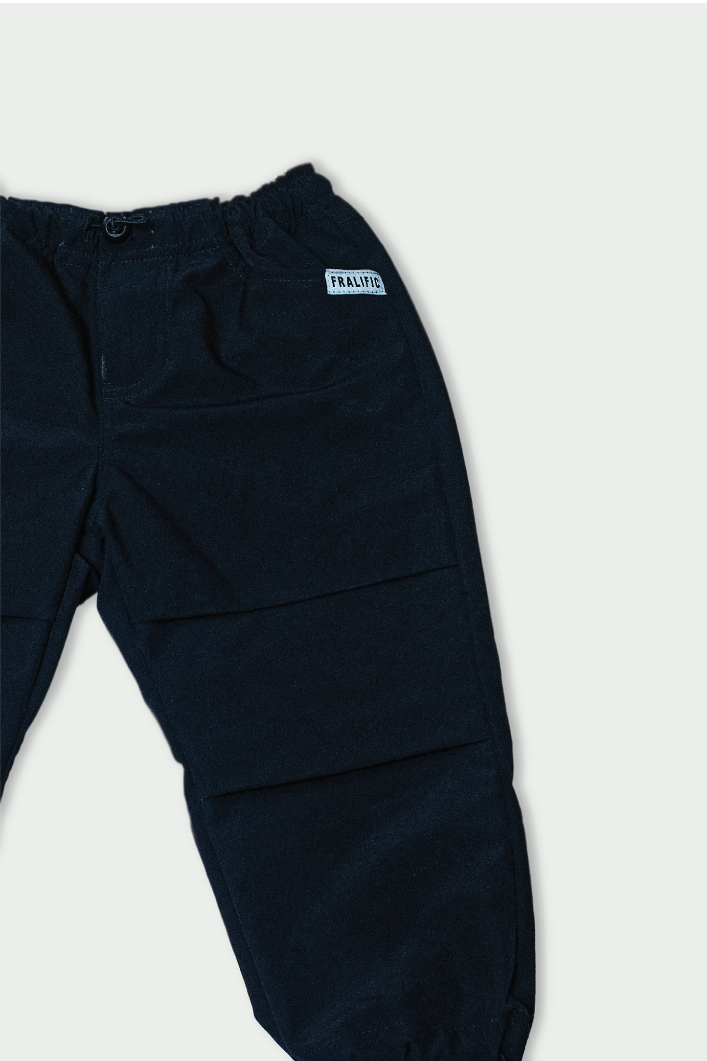 Black Cargo Jogger Pants for Toddler