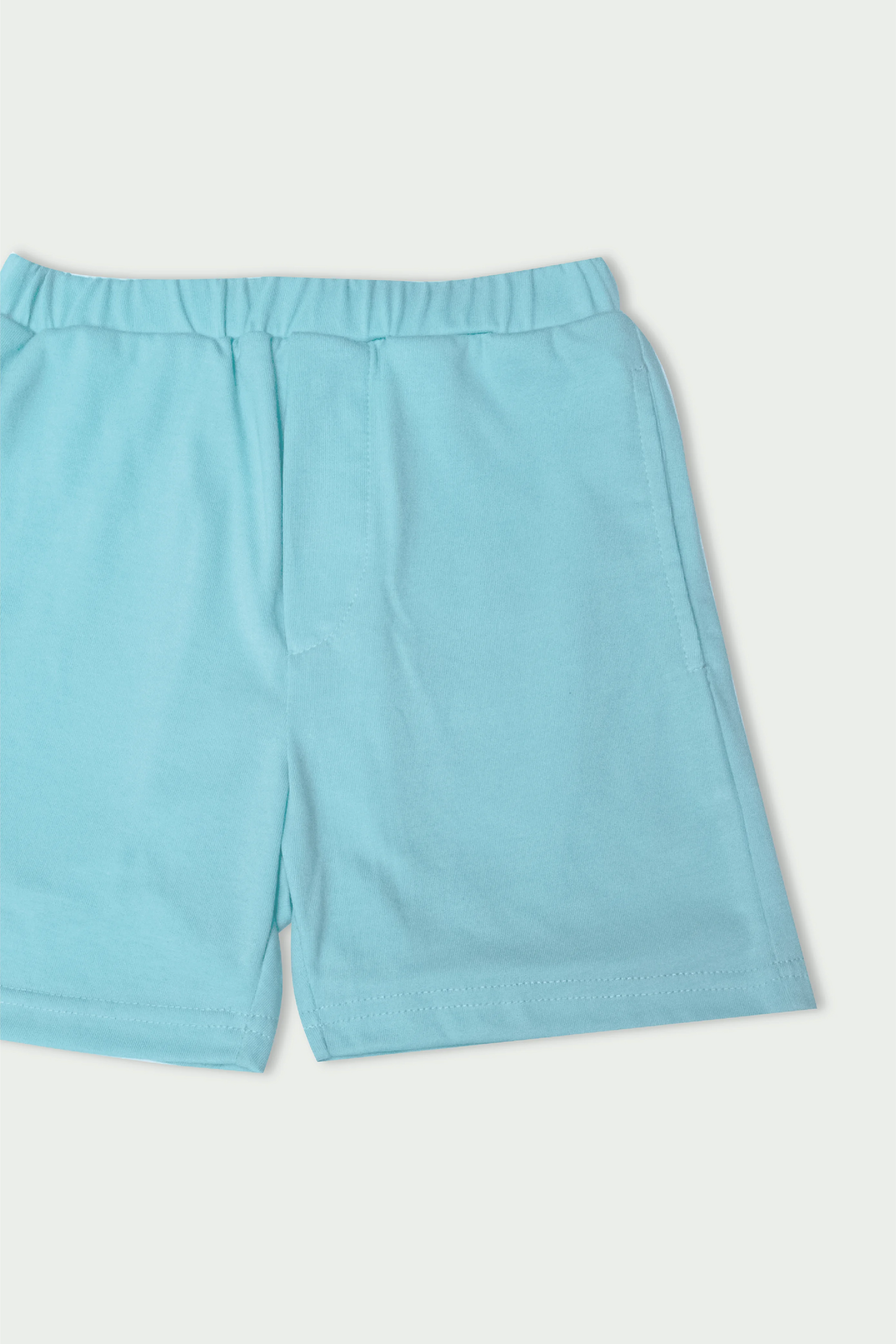 Teal T-Shirt and Shorts Set for Toddler