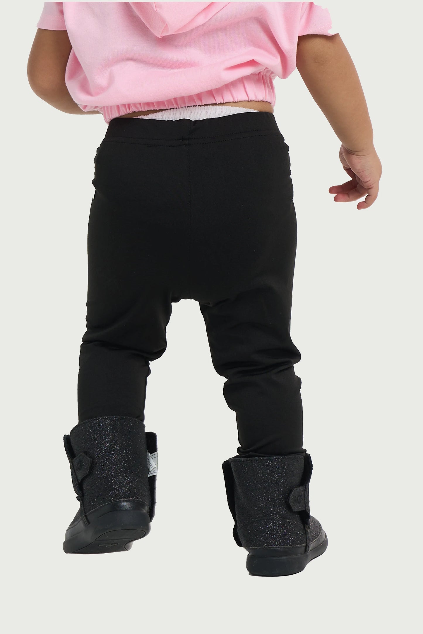 Classic Black Stretch Leggings for Toddlers