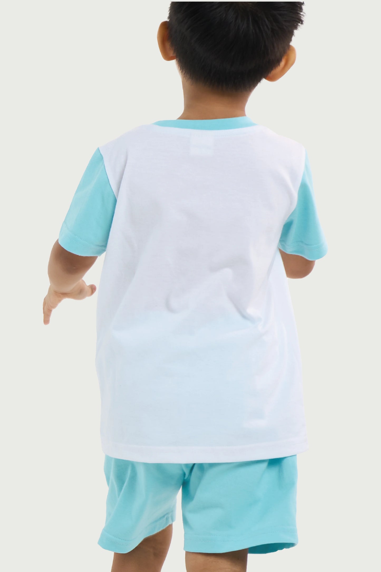 Teal T-Shirt and Shorts Set for Toddler