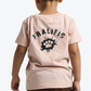 Brown Pocket T-shirt For Toddler Boys