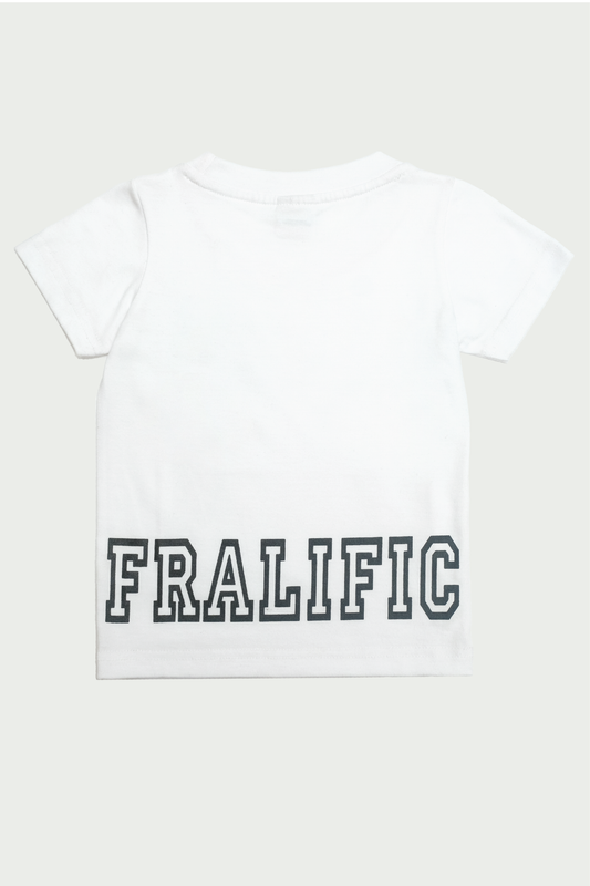 White Pocket T-shirt for Toddler Boys