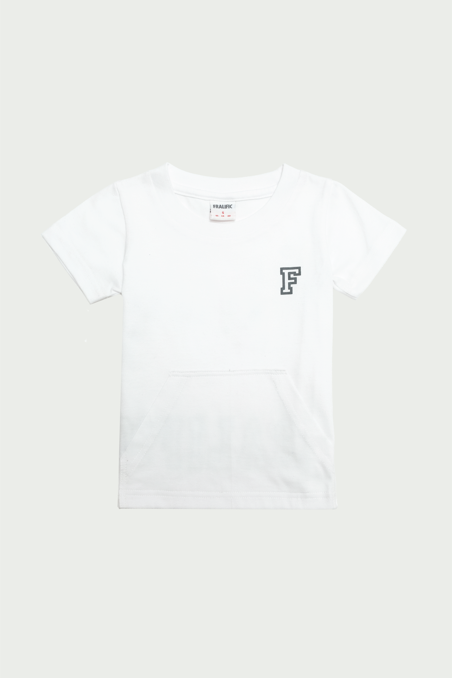 White Pocket T-shirt for Toddler Boys
