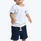White Pocket T-shirt for Toddler Boys