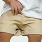 Beige Shorts for Toddler Boys