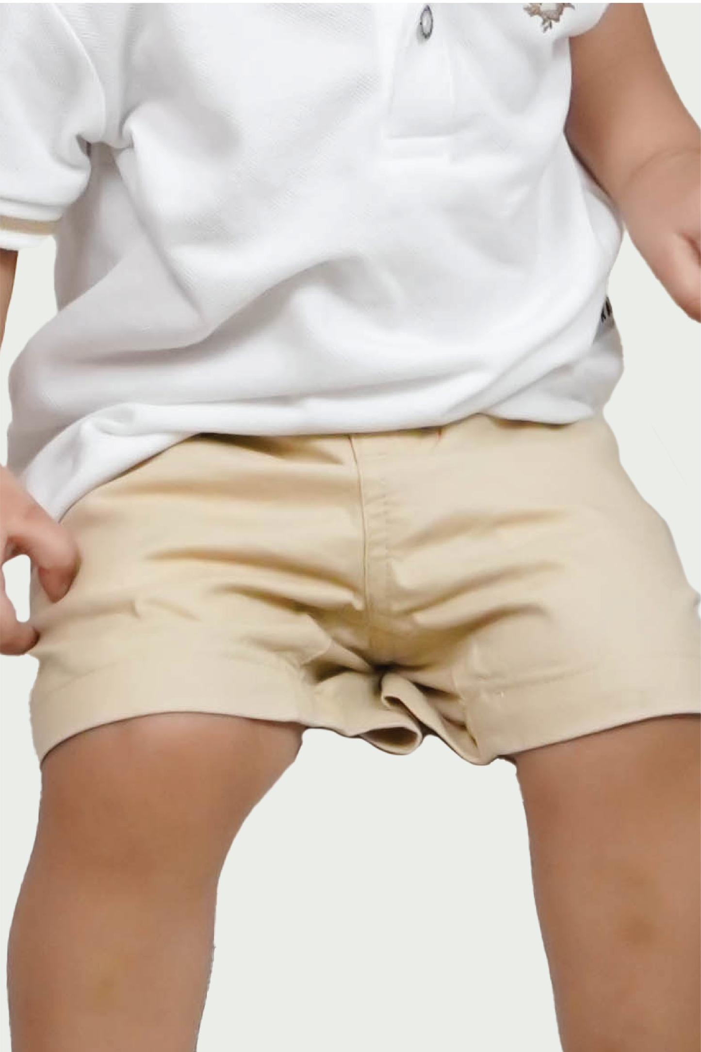 Beige Shorts for Toddler Boys