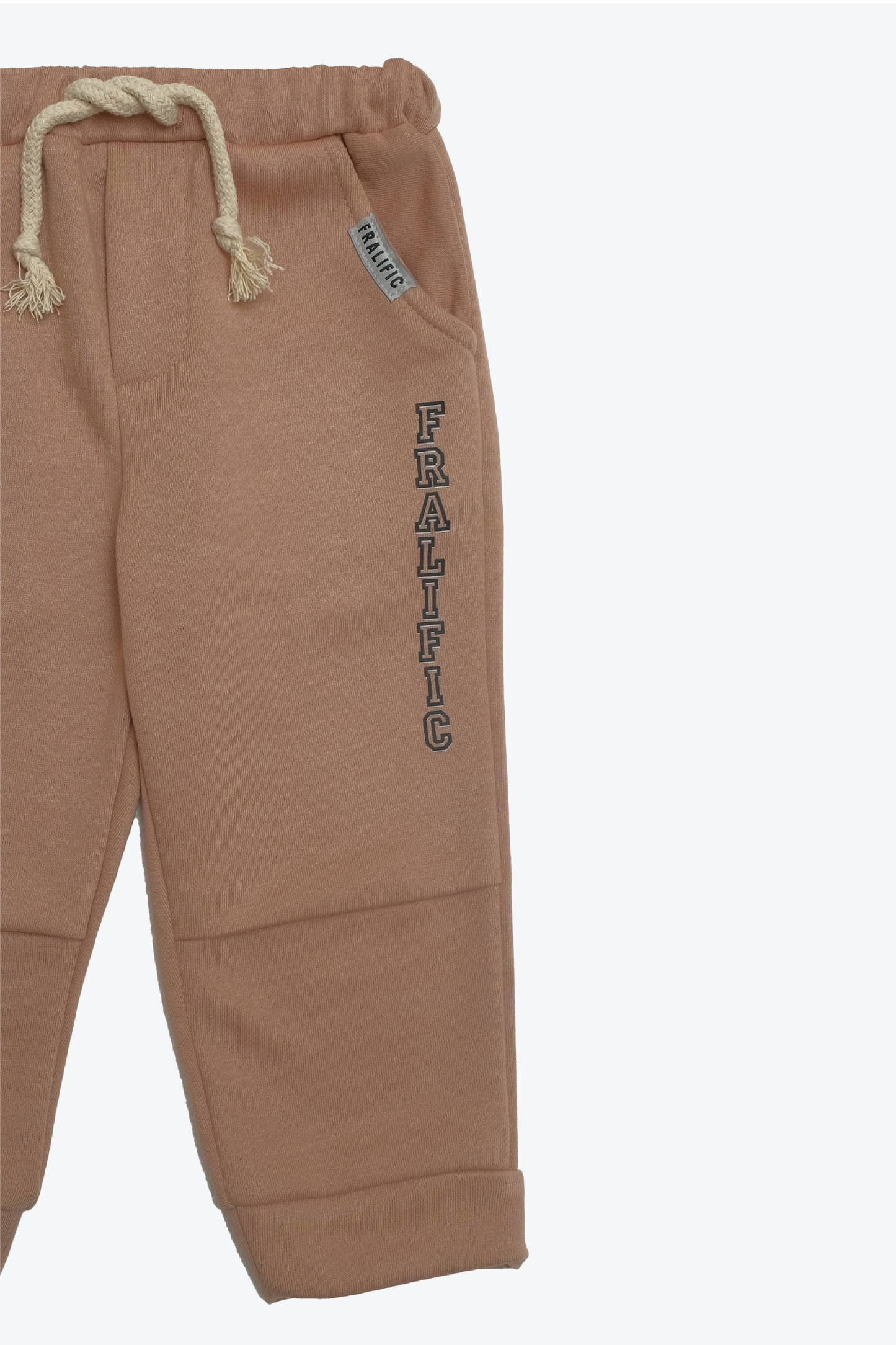 Brown Jogger Pants for Toddler Boys