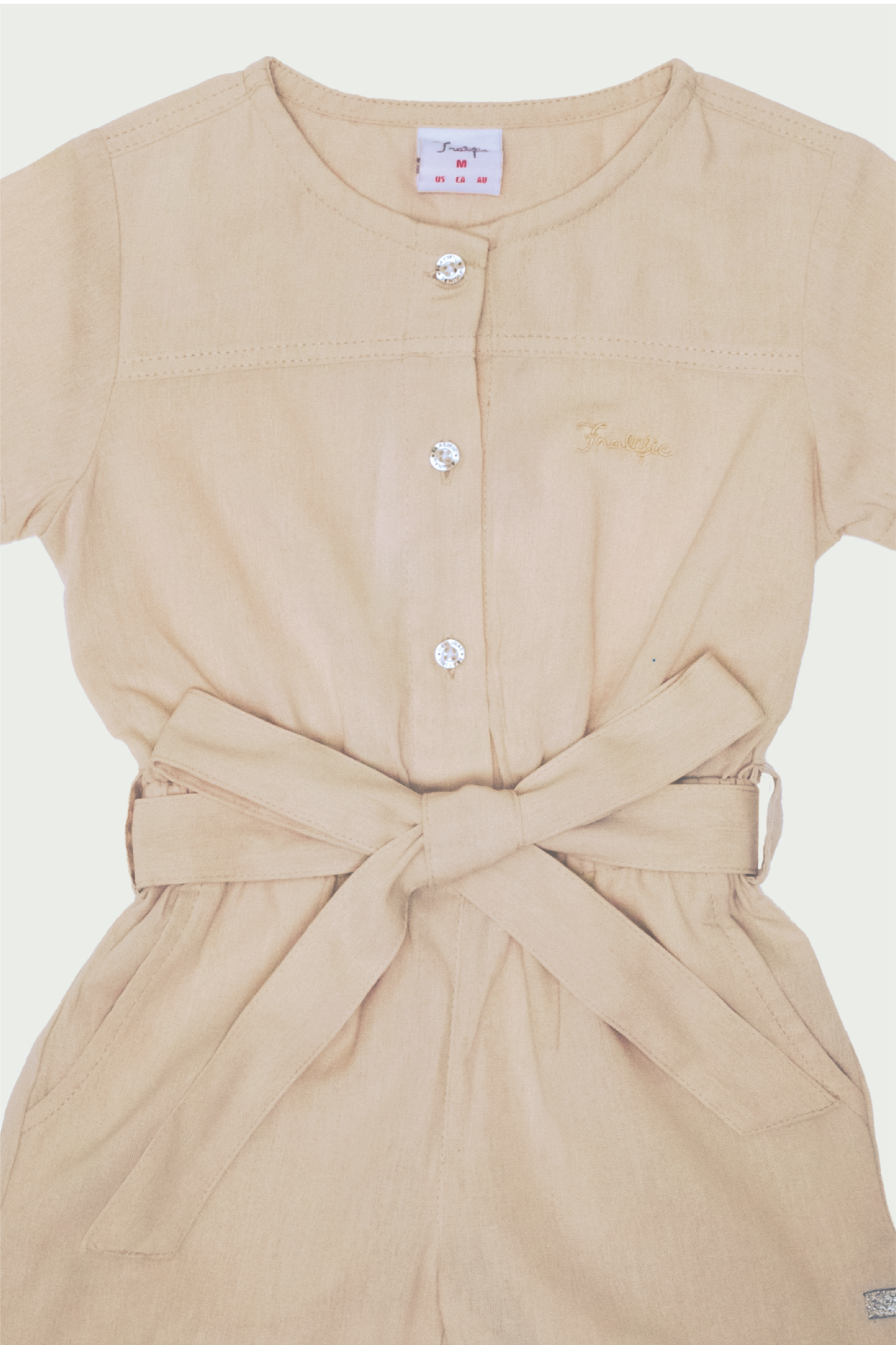 Beige Romper for Toddler