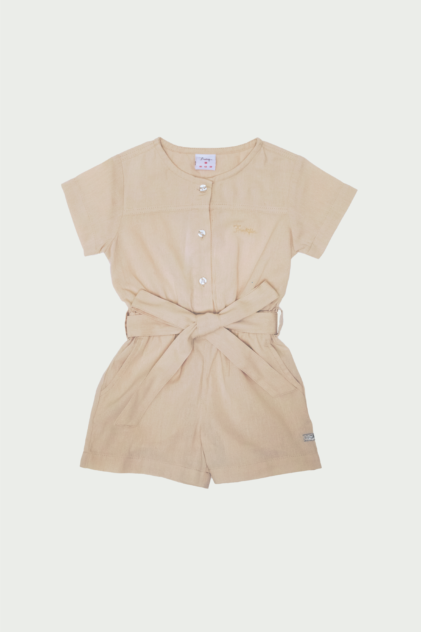 Beige Romper for Toddler