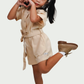 Beige Romper for Toddler