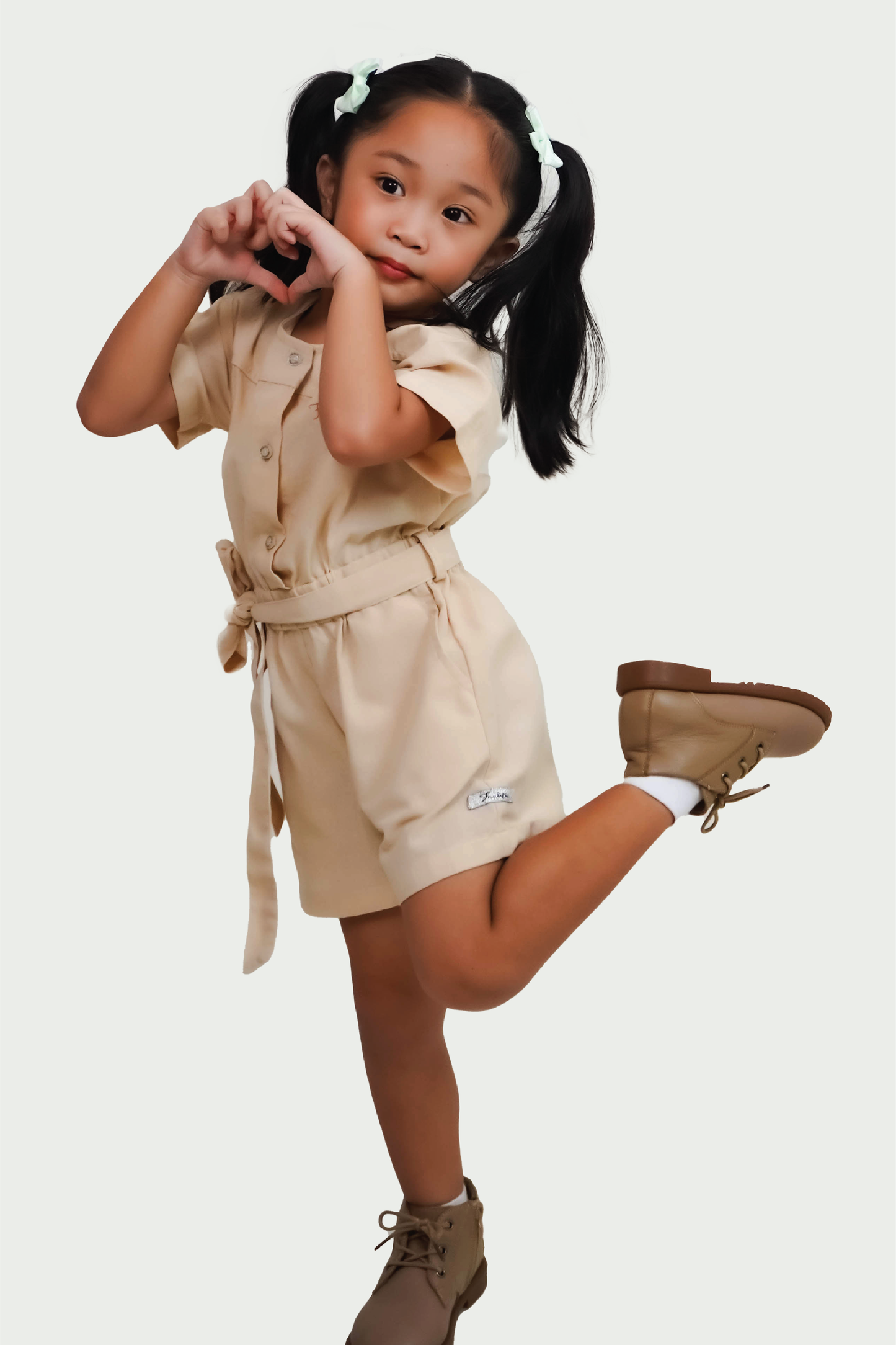 Beige Romper for Toddler