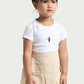 Beige Skirt for Toddler  Girls