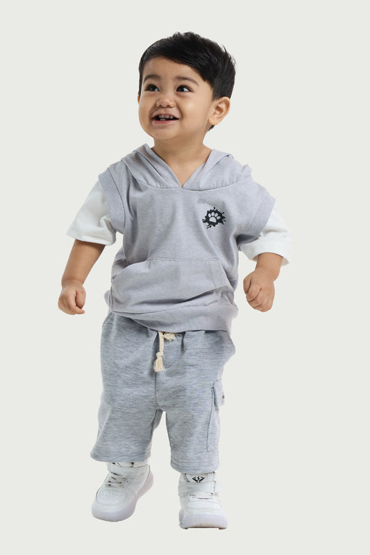 Heather Grey Comfy Shorts for Toddler
