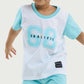 Teal T-Shirt and Shorts Set for Toddler