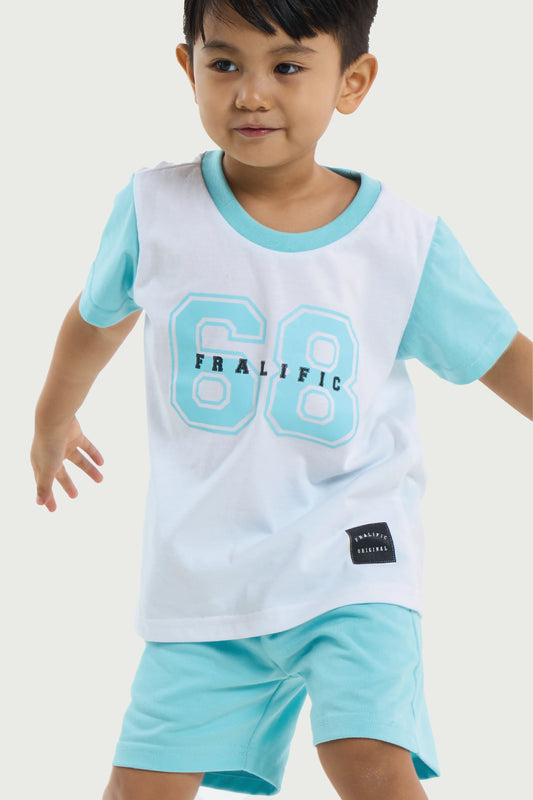 Teal T-Shirt and Shorts Set for Toddler