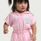 Pink Hoodie Romper for Toddlers