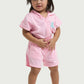Pink Hoodie Romper for Toddlers