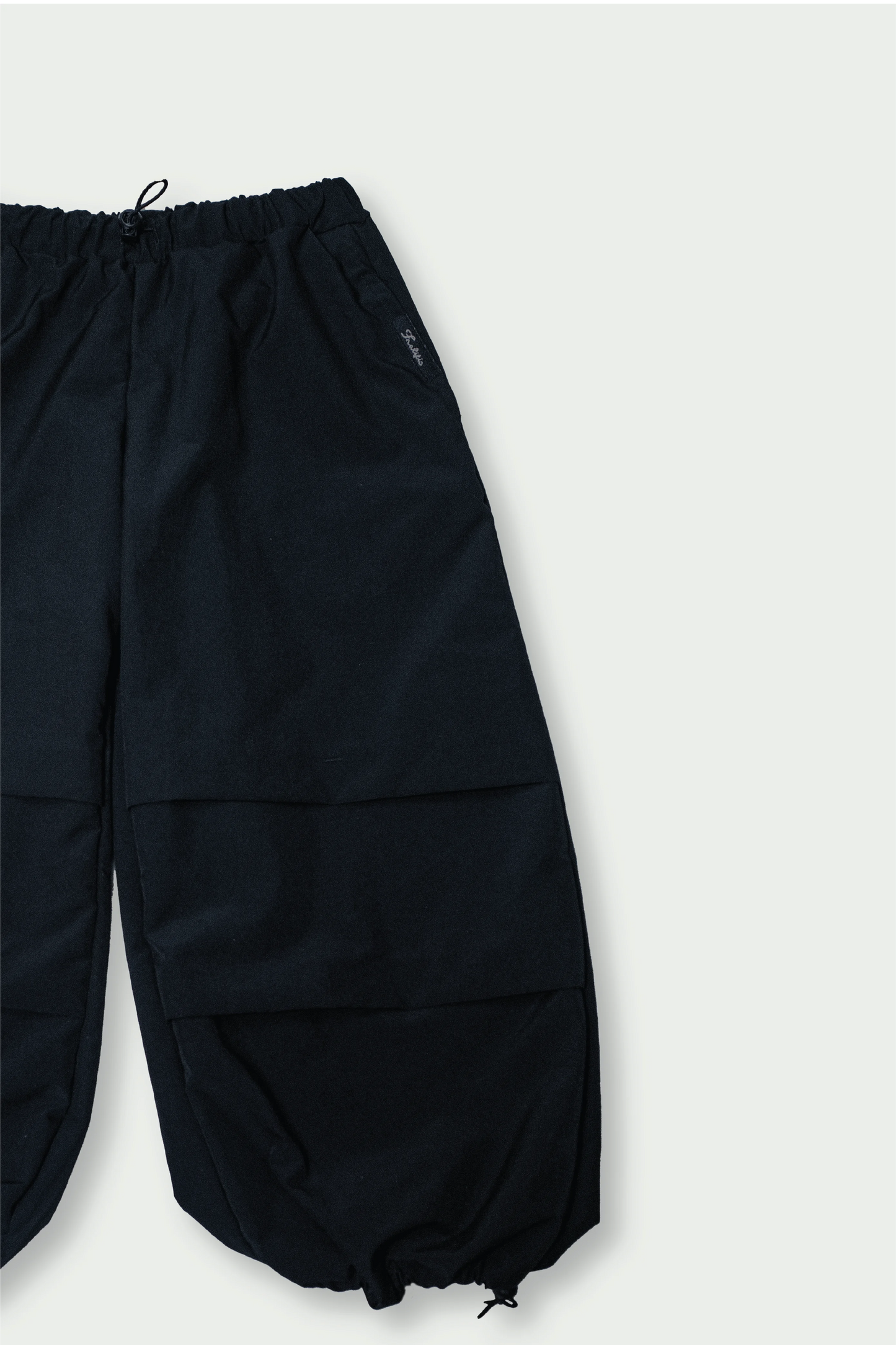 Black Cargo Jogger Pants for Toddlers