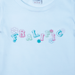 Kids Wear White Cropped Tee and Pink Skirt Set for Girls
