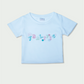 Kids Wear White Cropped Tee and Pink Skirt Set for Girls