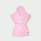 Kids Wear Pink Hooded Romper for Girls